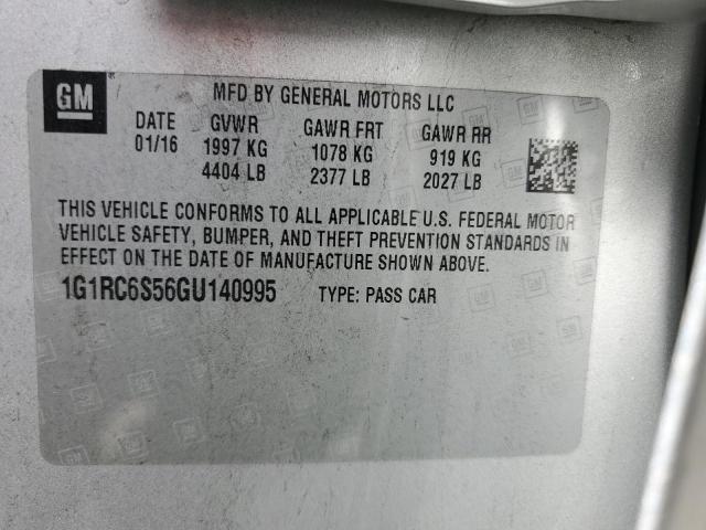 2016 CHEVROLET VOLT LT #3279553244