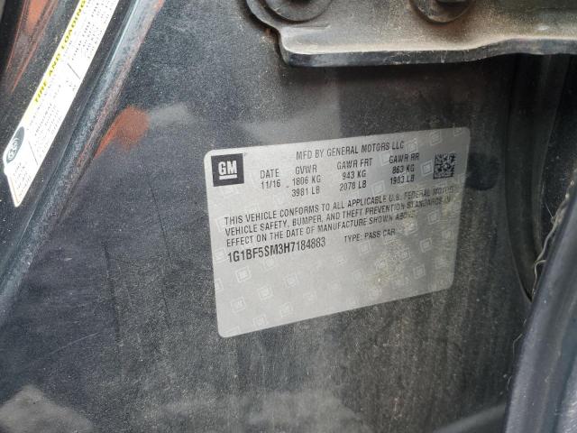 2017 CHEVROLET CRUZE PREM - 1G1BF5SM3H7184883