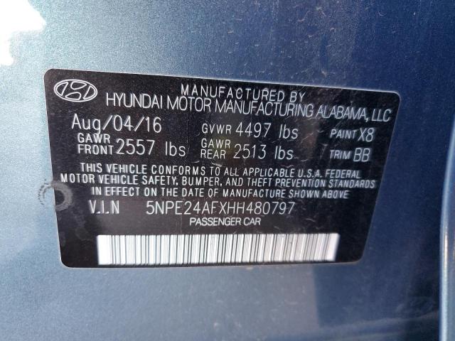 2017 HYUNDAI SONATA SE #3298311130