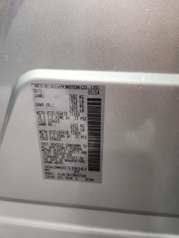 2014 INFINITI QX60 - 5N1AL0MM2EC539567