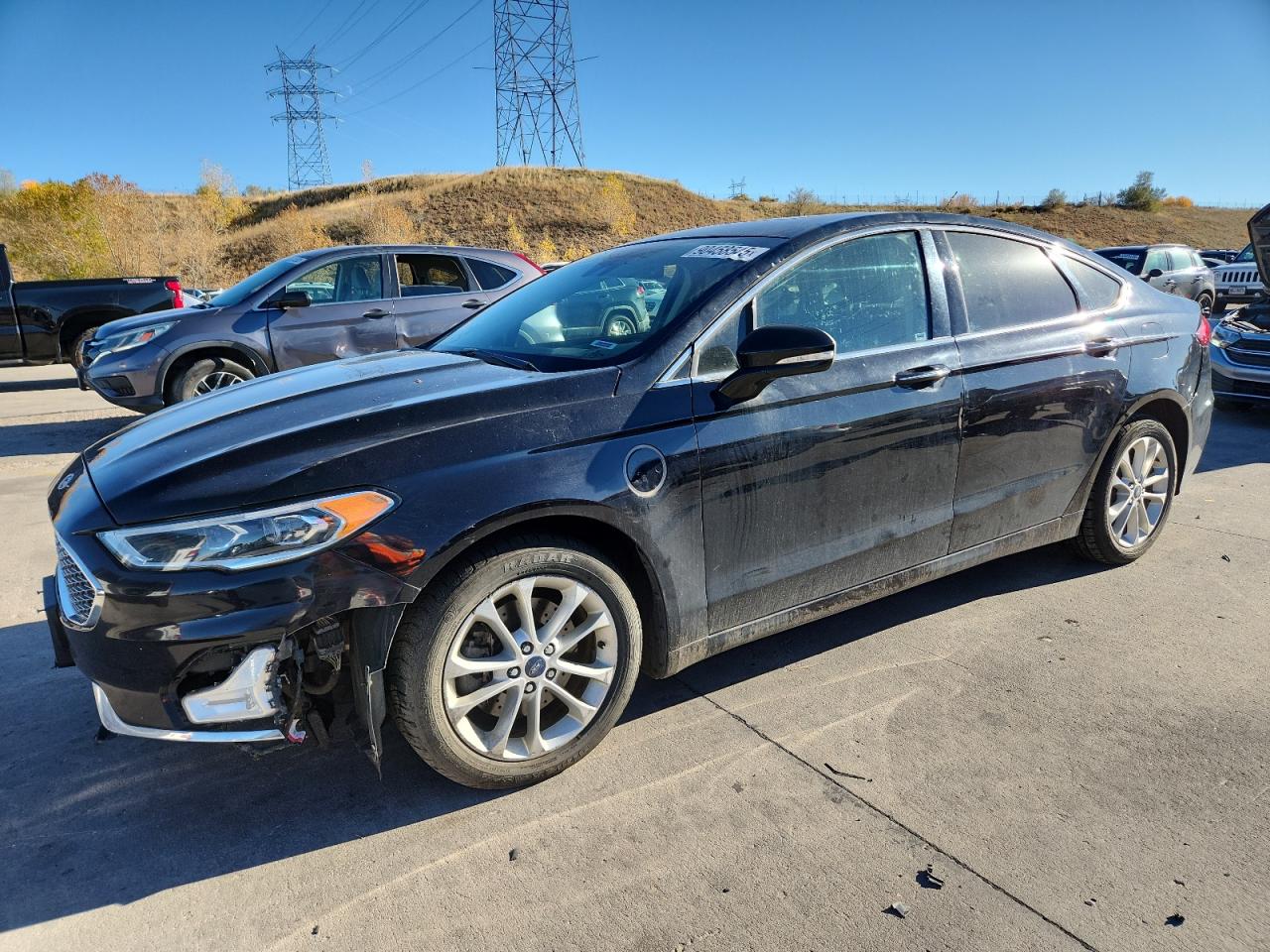 Lot #3296680020 2019 FORD FUSION TIT