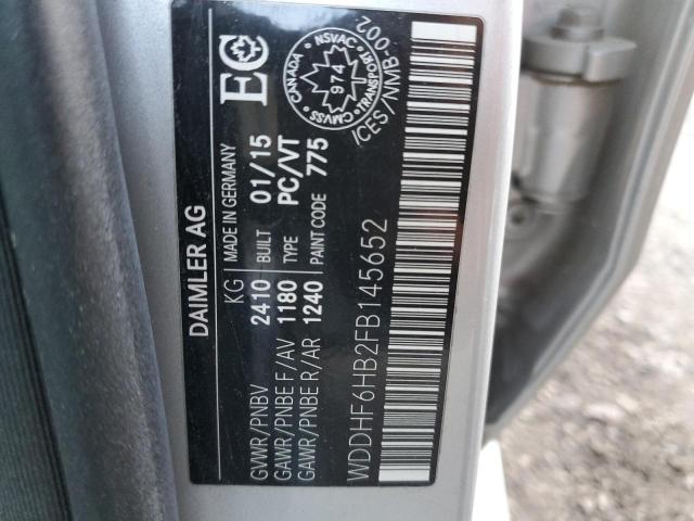 2015 MERCEDES-BENZ E 400 4MAT - WDDHF6HB2FB145652