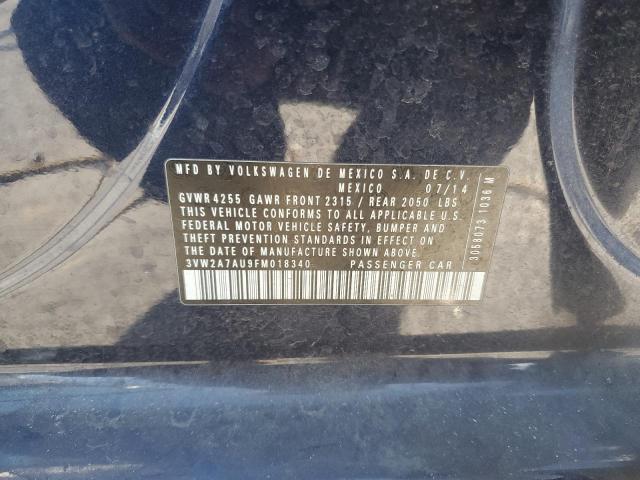 2015 VOLKSWAGEN GOLF TDI 3VW2A7AU9FM018340