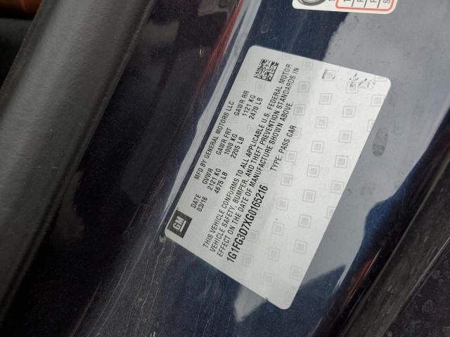 2016 CHEVROLET CAMARO SS 1G1FG3D7XG0165216