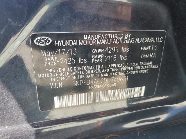 2013 HYUNDAI SONATA GLS #3291360172
