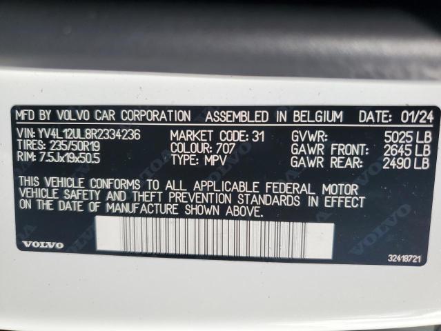 2024 VOLVO XC40 PLUS #3308214165