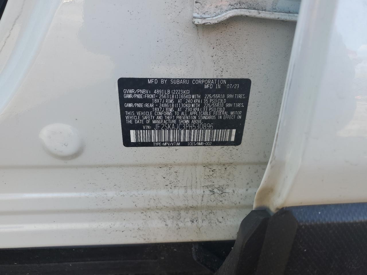 SUBARU FORESTER SPORT