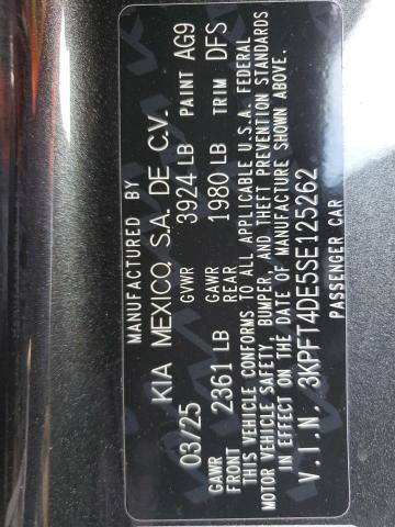 2025 KIA K4 LX - 3KPFT4DE5SE125262