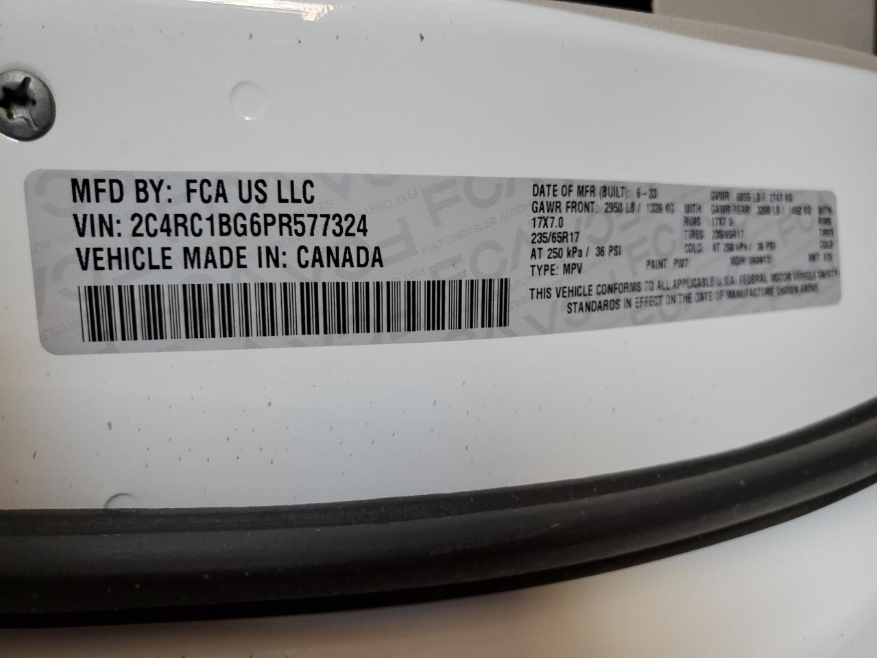 CHRYSLER PACIFICA TOURING L