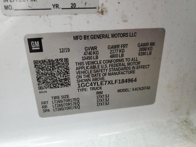 2020 CHEVROLET SILVERADO #3303790420