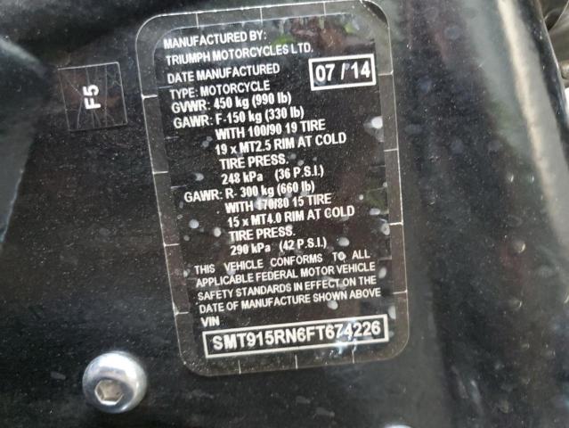 2015 TRIUMPH MOTORCYCLE SPEEDMASTE SMT915RN6FT674226