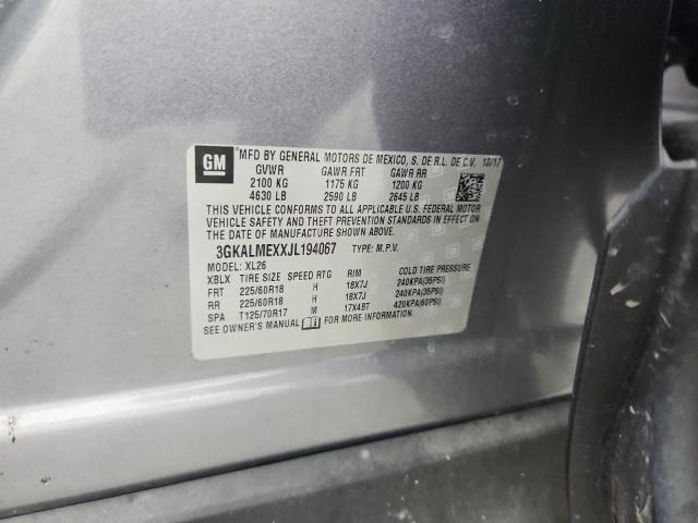 2018 GMC TERRAIN SL - 3GKALMEXXJL194067