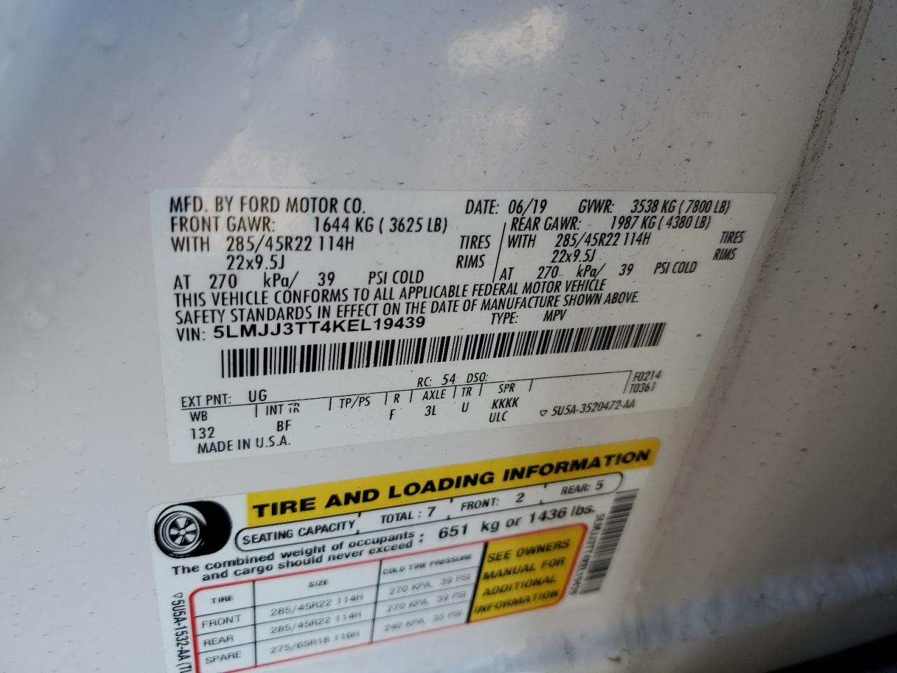 LINCOLN NAVIGATOR L BLACK LABEL