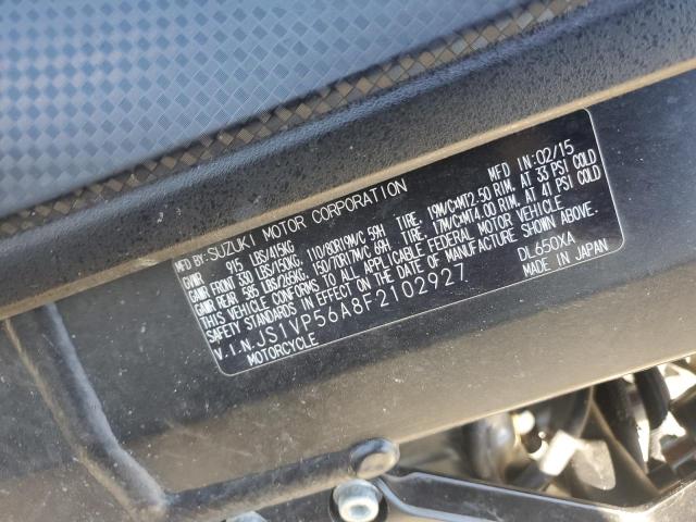 2015 SUZUKI DL650 A JS1VP56A8F2102927