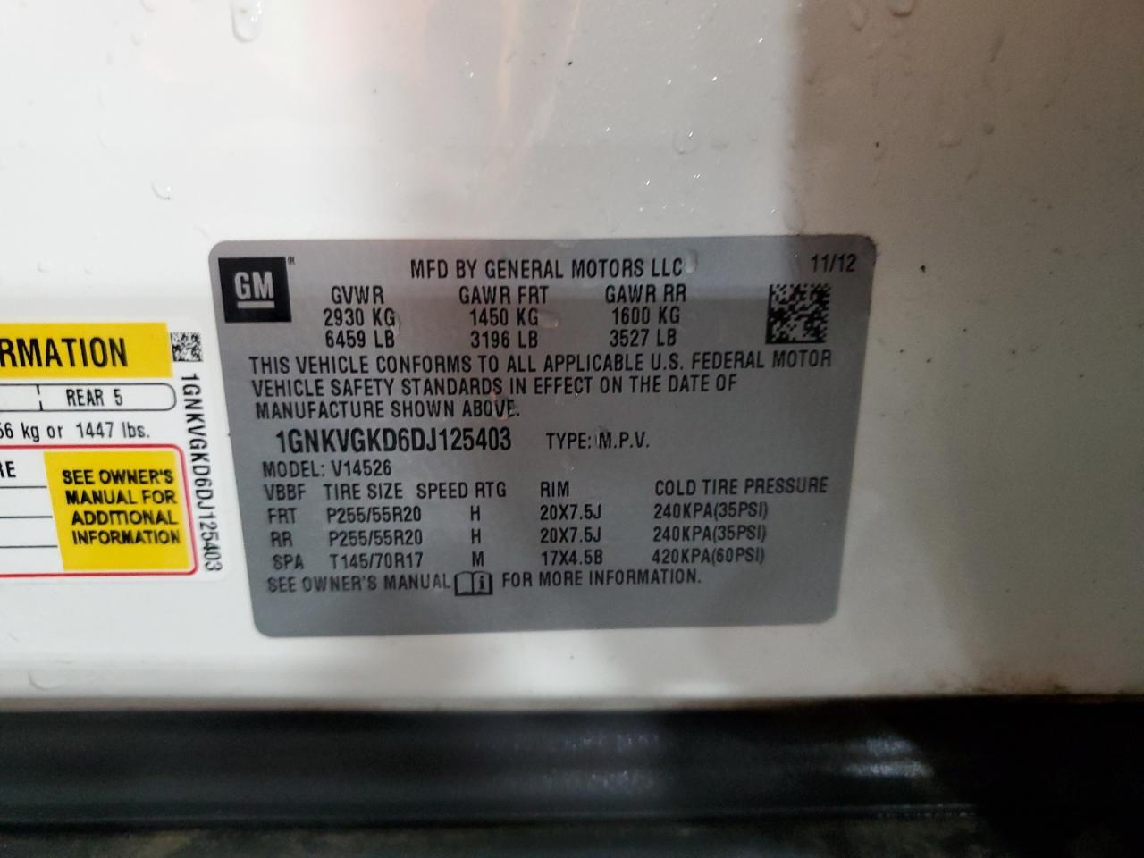 CHEVROLET TRAVERSE LT