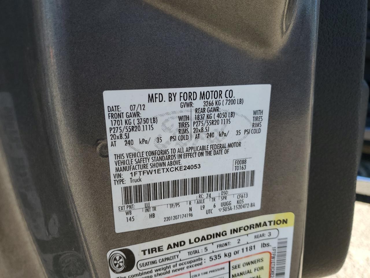 FORD F-150 SUPERCREW