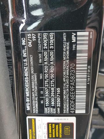 2015 MERCEDES-BENZ GL 450 4MA #3282450270