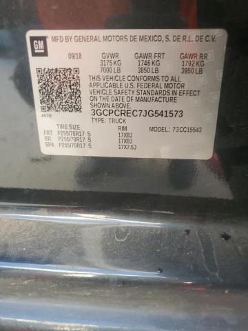 2018 CHEVROLET SILVERADO #3287707035