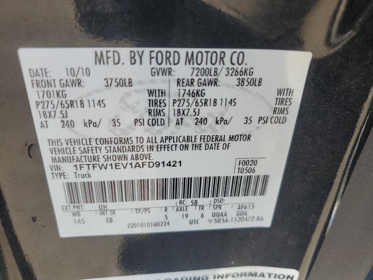 FORD F-150 SUPERCREW