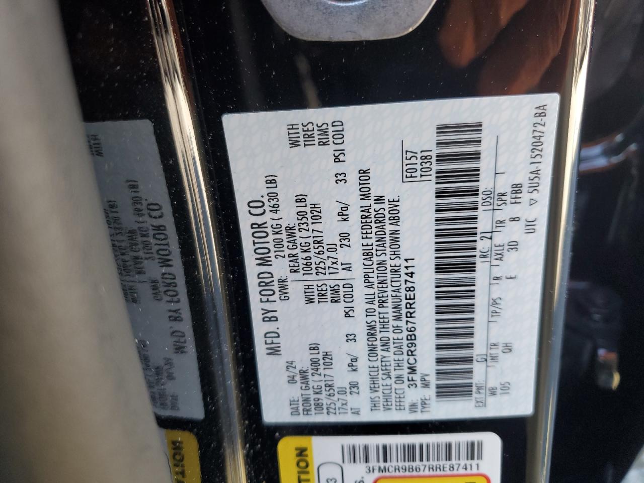 FORD BRONCO SPORT BIG BEND