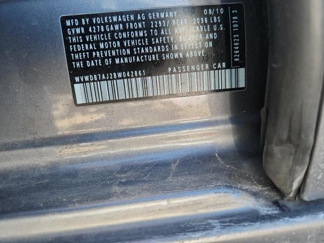 2011 VOLKSWAGEN GOLF - WVWDB7AJ2BW042861