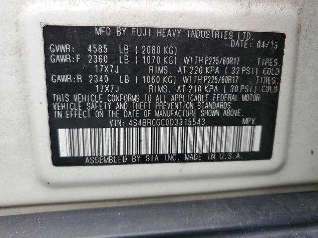 2013 SUBARU OUTBACK 2.5I PREMIUM - 4S4BRCGC0D3315543