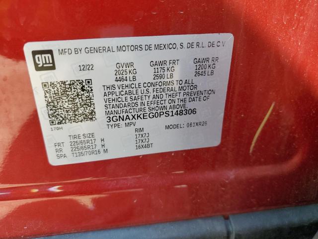 2023 CHEVROLET EQUINOX LT - 3GNAXKEG0PS148306