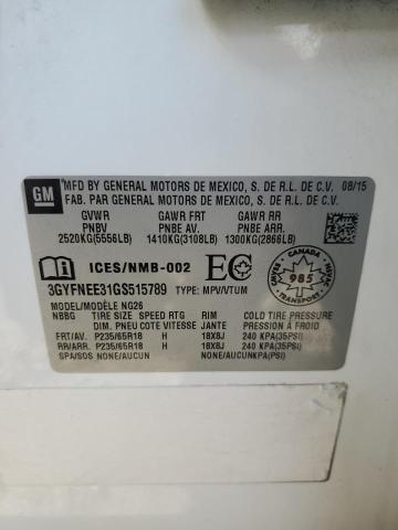 2016 CADILLAC SRX LUXURY #3303731462