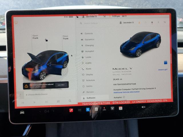 2023 TESLA MODEL Y - 7SAYGDEE4PF871346