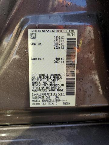 2015 NISSAN ALTIMA 2.5 #3276527102