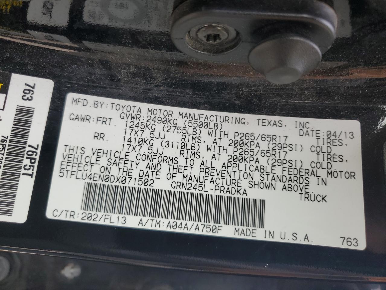 TOYOTA TACOMA DOUBLE CAB