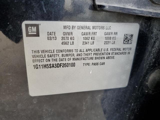 2013 CHEVROLET MALIBU LTZ - 1G11H5SA3DF260100