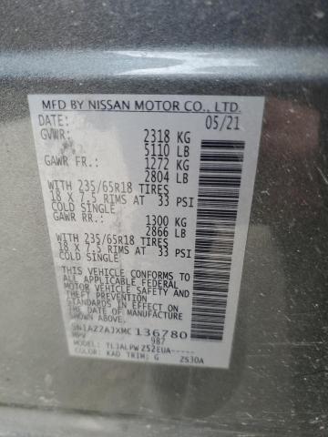 2021 NISSAN MURANO S #3297932859