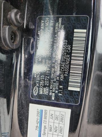 2016 HYUNDAI VELOSTER T - KMHTC6AE7GU255633