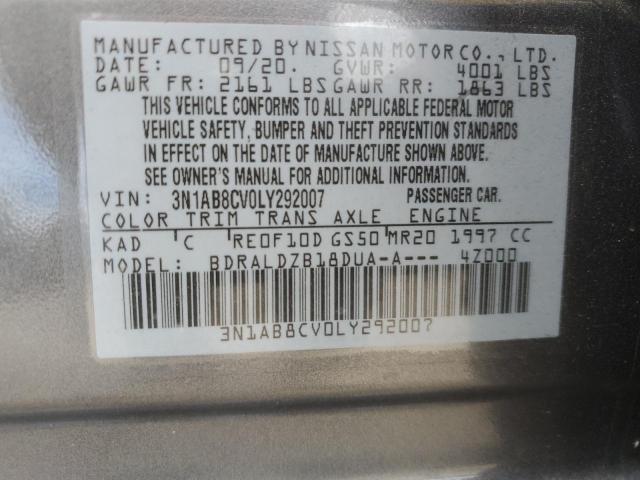 2020 NISSAN SENTRA SV - 3N1AB8CV0LY292007