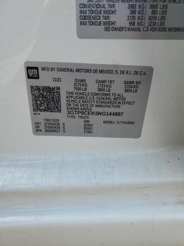 2022 GMC SIERRA LIM - 3GTP9CEK5NG144887