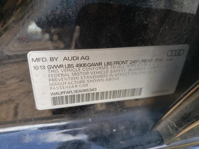 2014 AUDI A4 PREMIUM PLUS - WAUFFAFL3EA065343