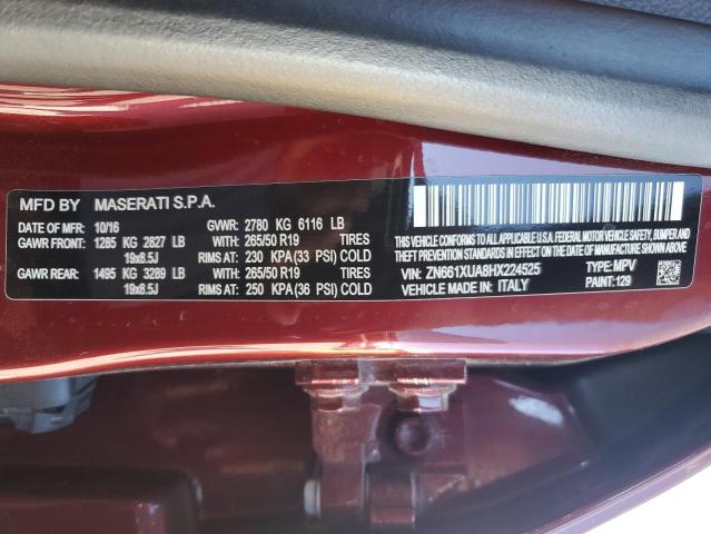 2017 MASERATI LEVANTE #3283955818