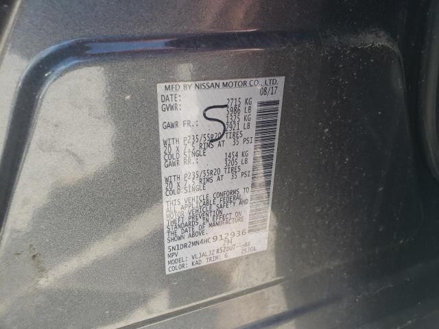 2017 NISSAN PATHFINDER #3259020063