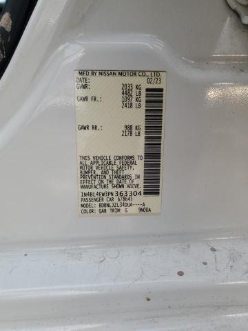 2023 NISSAN ALTIMA SL 1N4BL4EW3PN363304