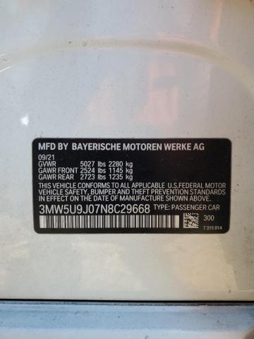 2022 BMW M340XI - 3MW5U9J07N8C29668