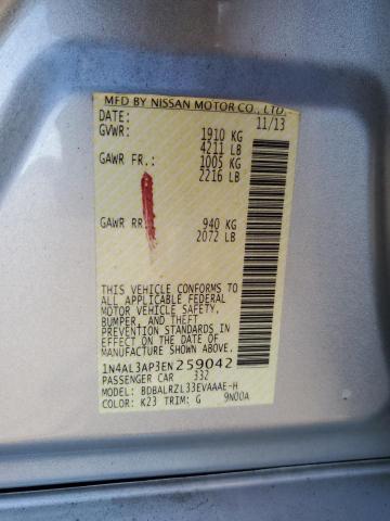 2014 NISSAN ALTIMA 2.5 - 1N4AL3AP3EN259042