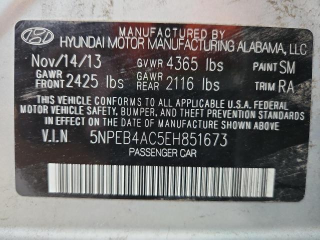 2014 HYUNDAI SONATA GLS #3292905564