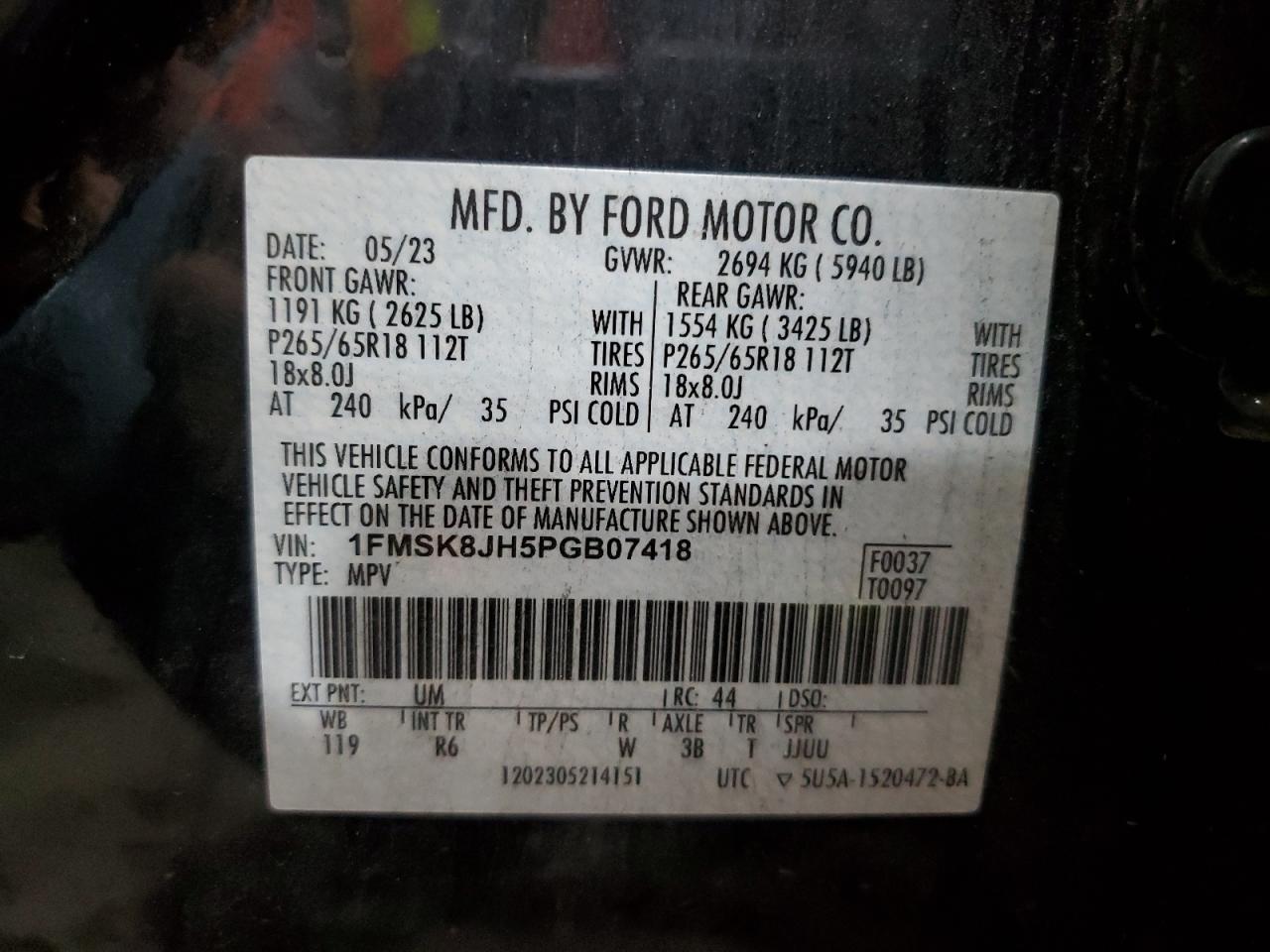 FORD EXPLORER TIMBERLINE