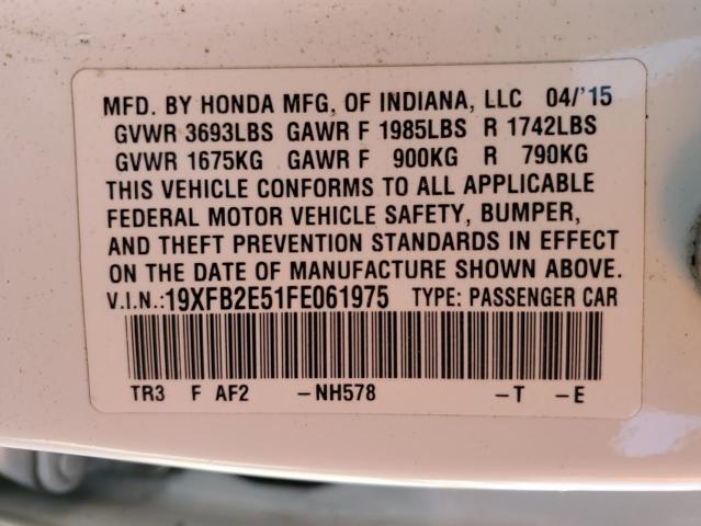 2015 HONDA CIVIC LX #3302766357