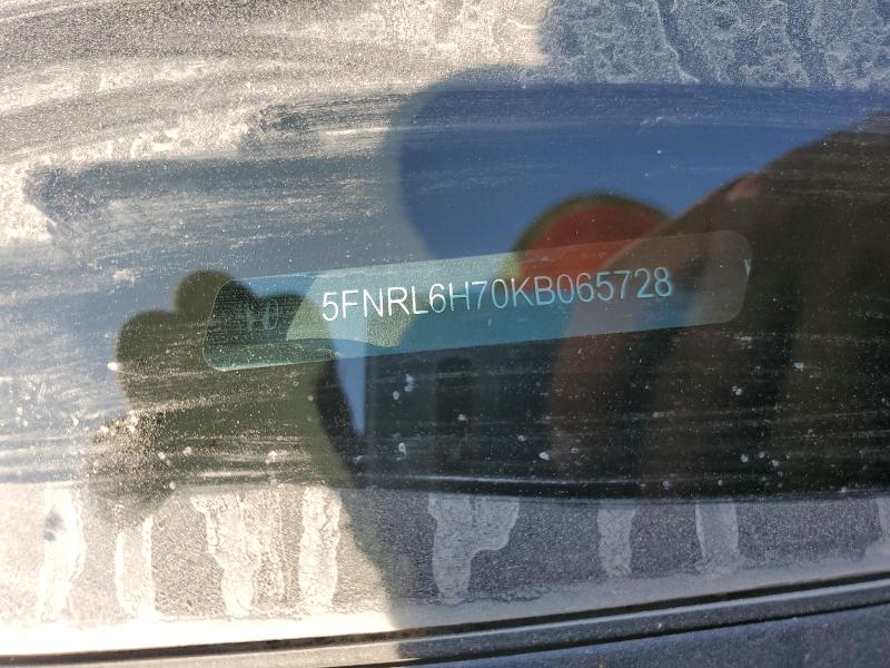 2019 HONDA ODYSSEY EX 5FNRL6H70KB065728