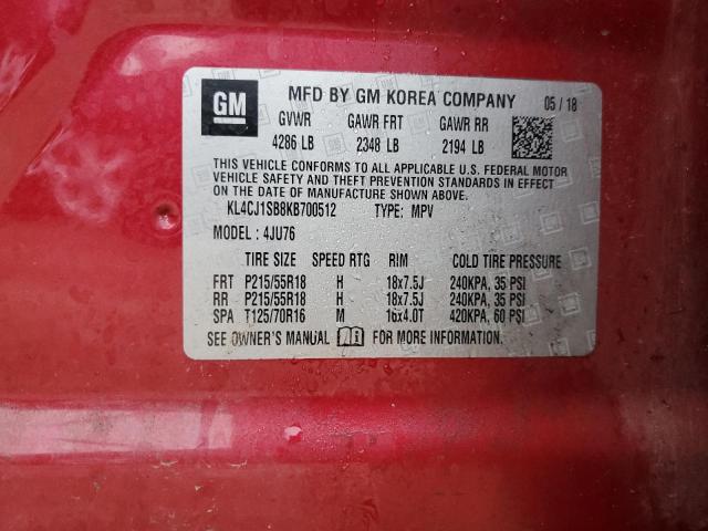 2019 BUICK ENCORE SPO #3291338166