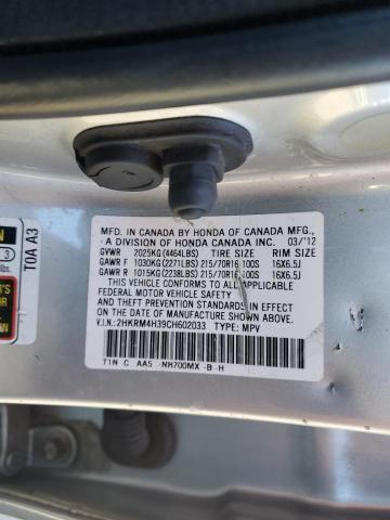 2012 HONDA CR-V LX - 2HKRM4H39CH602033