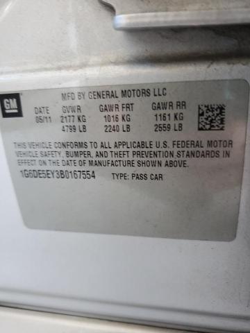 2011 CADILLAC CTS LUXURY - 1G6DE5EY3B0167554