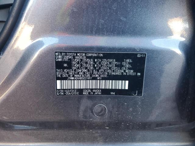 2011 TOYOTA RAV4 SPORT - JTMWK4DV4B5027497